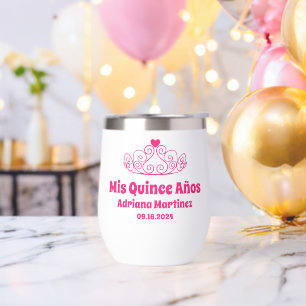 Personalised Quince Crown Años Party Favours