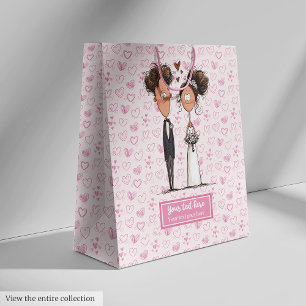 Personalised Quirky Wedding Gift Bag Humour Style