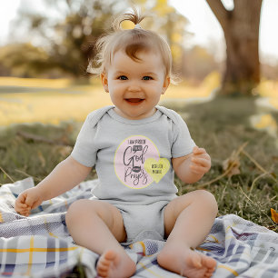 Personalised Quote God Answers Prayers  Baby Bodysuit