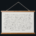 Personalised quote poem wedding vows hanging tapestry<br><div class="desc">Personalise this tapestry with your custom quote,  poem,  bible passage,  wedding vows or any special message.  A beautiful gift for the home that will warm the heart for years to come.</div>