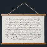 Personalised quote poem wedding vows hanging tapestry<br><div class="desc">Personalise this tapestry with your custom quote,  poem,  bible passage,  wedding vows or any special message.  A beautiful gift for the home that will warm the heart for years to come.</div>