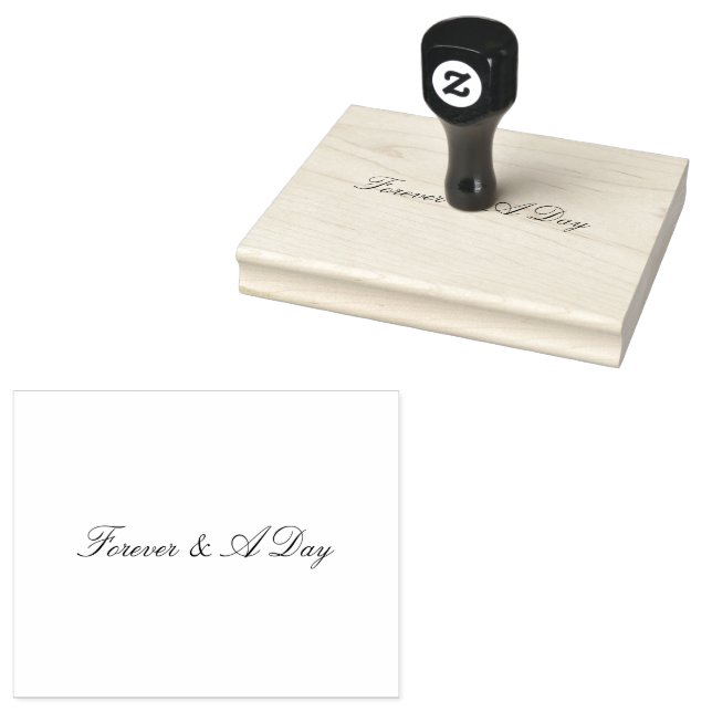 Personalised Quote Wedding  Rubber Stamp (Stamped)
