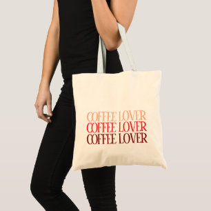 Personalised Quotes Cute Simple Coffee Lover Tote Bag