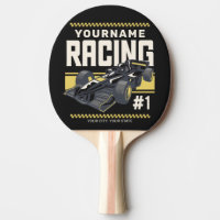 Personalised Racing Team Fast Race Car Driver 