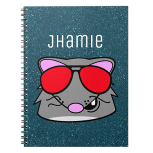 Personalised Rad Rat BG Spiral Notebook