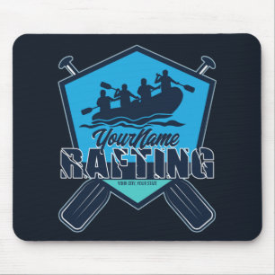 Personalised Rafting Whitewater River Adventure  Mouse Pad