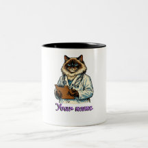 Personalised Ragdoll Cat Veterinarian Mug vet gift