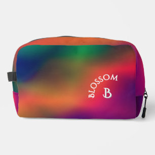 Personalised Rainbow Blossom Dopp Kit