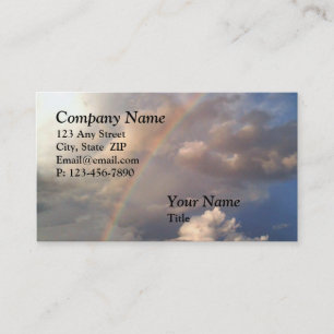 Personalised Rainbow Business Cards