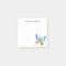 Personalised Rainbow Butterfly Post it Notes