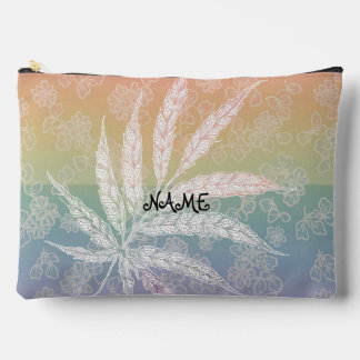 Personalised Rainbow feather pattern Cut Sew Bag