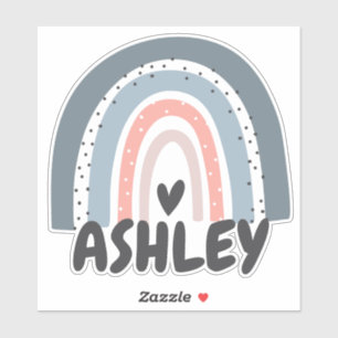Personalised Rainbow Name Laptop Sticker