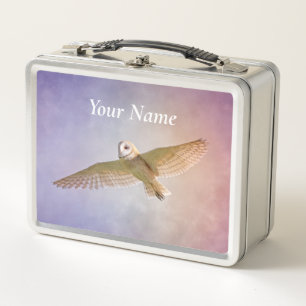 Personalised Rainbow Owl Lunchbox