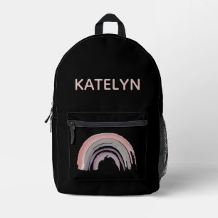 Personalised Rainbow School Backpack with Name