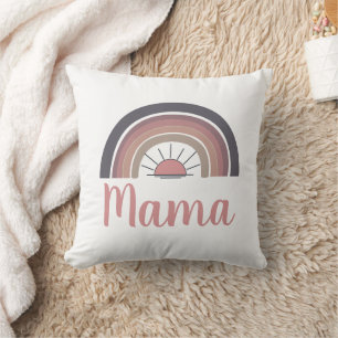Personalised rainbow sun Mama Cushion