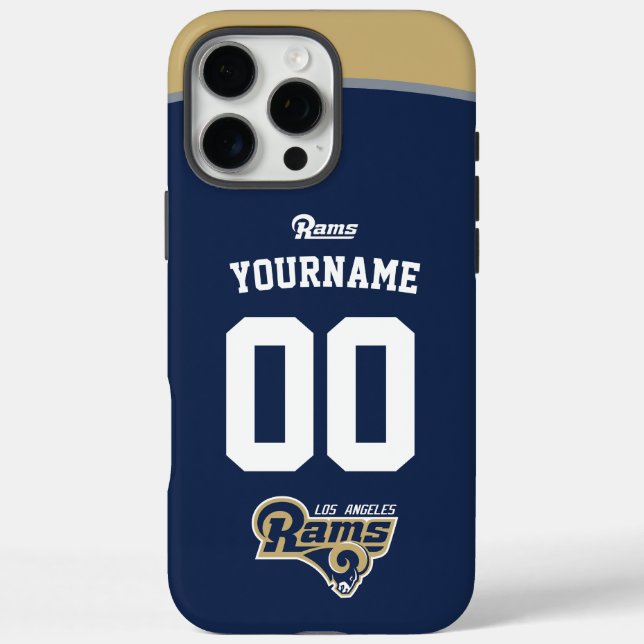 Personalised Rams Jersey American Football Case-Mate iPhone Case (Back)