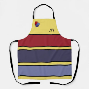 Personalised Raspberry Tart-Coloured Apron