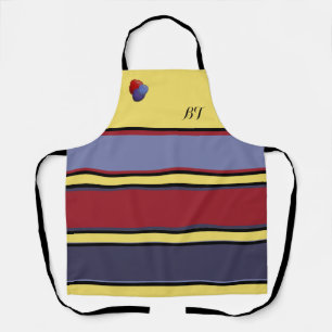 Personalised Raspberry Tart-Coloured Apron