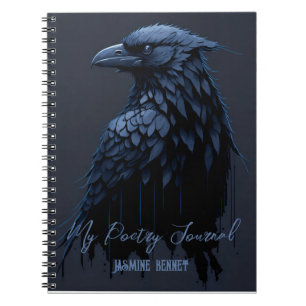 Personalised Raven Poetry Journal