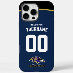 Personalised Ravens Jersey American Football iPhone 16 Pro Max Case