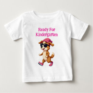 Personalised Ready For Kindergarten Baby T-Shirt
