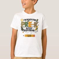 Personalised Ready For Pre-K T-Shirt