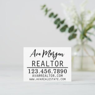 Personalised Real Estate Agent Gift Business Card