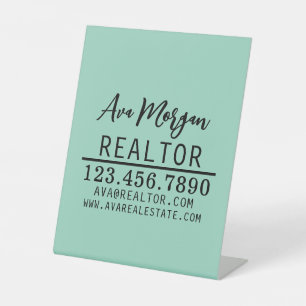 Personalised Real Estate Agent Gift Pedestal Sign