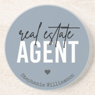 Personalised Real Estate Agent Gifts for Realtor Coaster