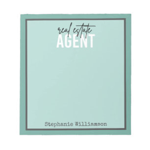 Personalised Real Estate Agent Gifts for Realtor Notepad