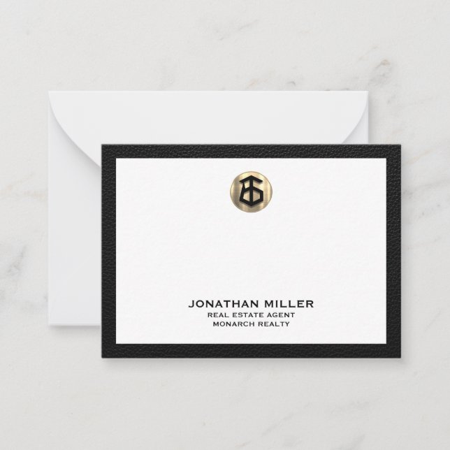 Personalised Real Estate Agent Notecard (Front)