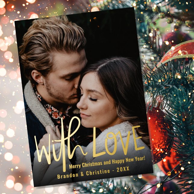 Personalised Real Foil With Love Family Christmas  (Creator Uploaded)