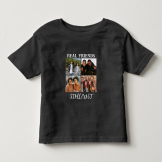 Personalised "Real Friends Still Exist" Photo Temp Toddler T-Shirt