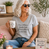 Personalised Really Cool Grandma Looks Like Name