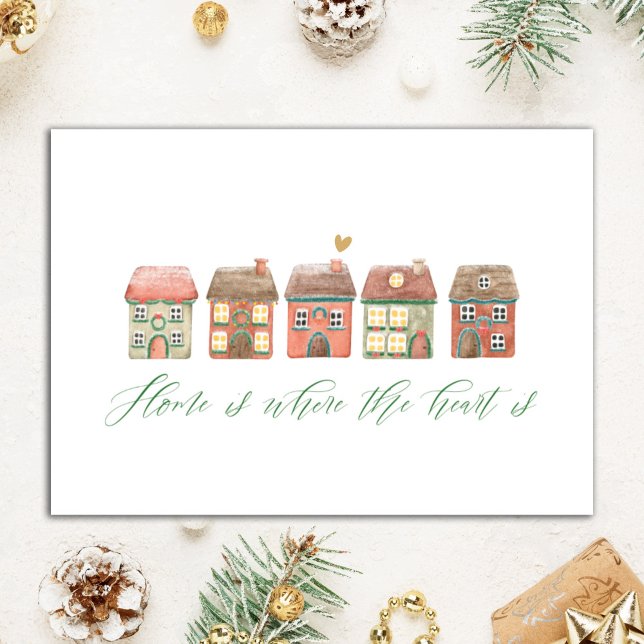 Personalised Realtor Home is where the heart is Card (Creator Uploaded)