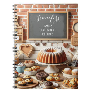 Personalised Recipe Cookbook Notebook