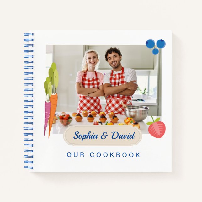 Personalised Recipe Journal (Add Your Photo)  (Front)