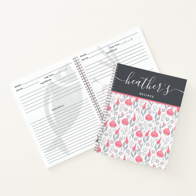 Personalised Recipe Spiral Notebook (Inside)