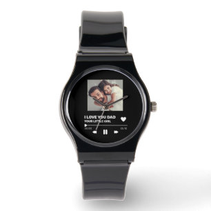 Personalised Record Display Gift Watch