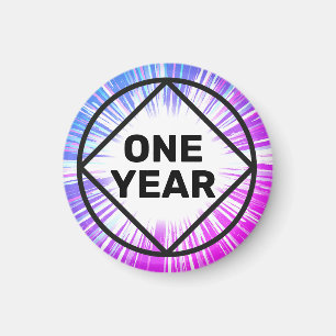 Personalised Recovery Gift any days months colour Magnet