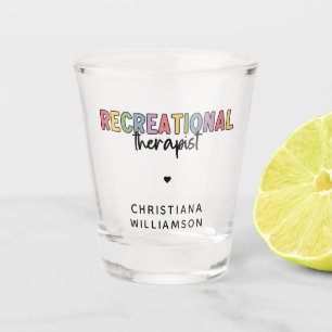 Personalised Recreational Therapist Shot Glass
