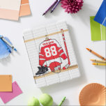 Personalised Red and White Ice Hockey Jersey iPad Smart Cover<br><div class="desc">A unique and fun sports design with a personalised ice hockey jersey hanging in a locker room with a helmet, ice skates and a hockey stick. The jersey can be fully personalised with the number and name of your choice to make a great gift for any ice hockey fan, ice...</div>