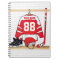 Personalised Red and White Ice Hockey Jersey