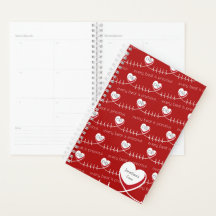 Personalised Red CHD Heart Care Planner