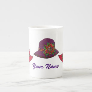 Personalised Red Hat Mug