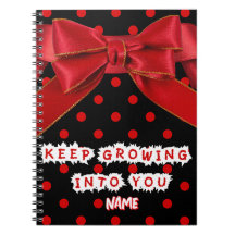 Personalised Red Polka Dot Motivational