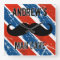 Personalised Red Whte and Blue Moustache Man Cave