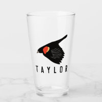 Personalised Red-Winged Blackbird in Flight