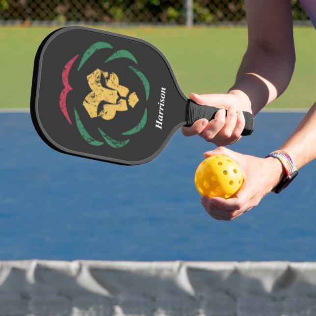 Personalised Reggae Lion Pickleball Paddle (Insitu)