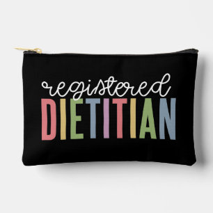Personalised Registered Dietician Multicolored RD Accessory Pouch